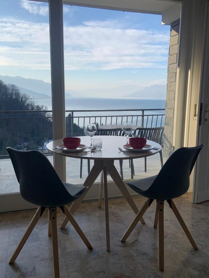 Casa Colmegna Mit Traumhaften See- Und Bergblick ลุยโน ภายนอก รูปภาพ