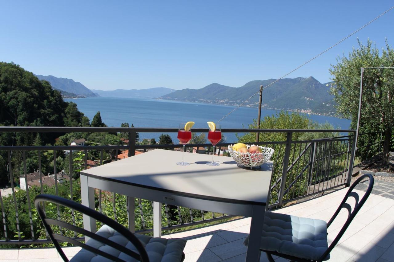 Casa Colmegna Mit Traumhaften See- Und Bergblick ลุยโน ภายนอก รูปภาพ