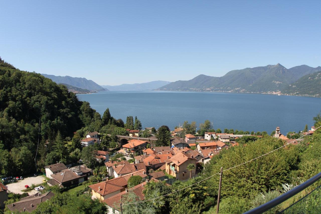 Casa Colmegna Mit Traumhaften See- Und Bergblick ลุยโน ภายนอก รูปภาพ